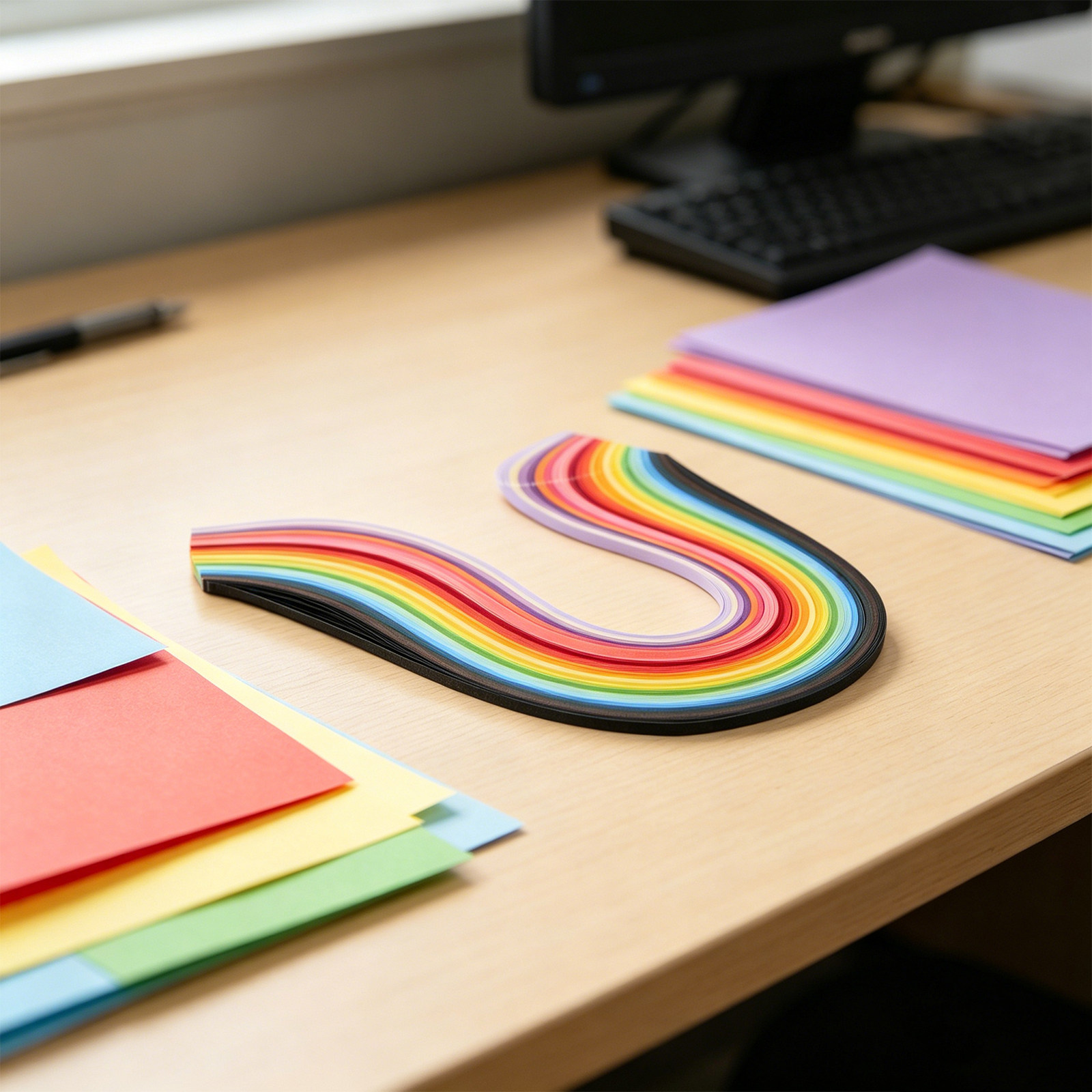 แถบกระดาษควิลลิ่งหลากสี ขนาดกว - Art Quilling Craft บทวิจารณ์และราคา