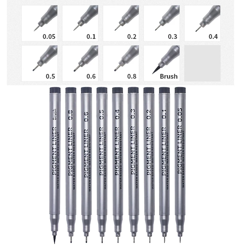ปากกาเมจิกไมครอน 9 ด้าม/ชุด สำ - Calligraphy Pen Set บทวิจารณ์และราคา