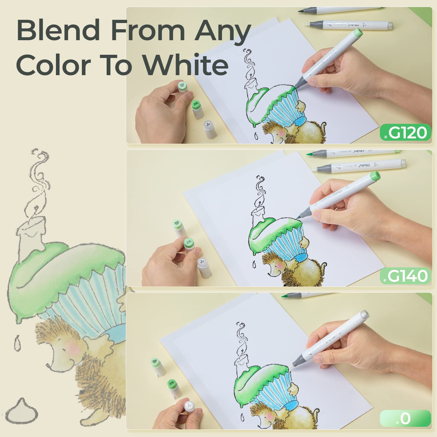 Ohuhu Honolulu เครื่องปั่นไร้ส - Art Craft Blend บทวิจารณ์และราคา