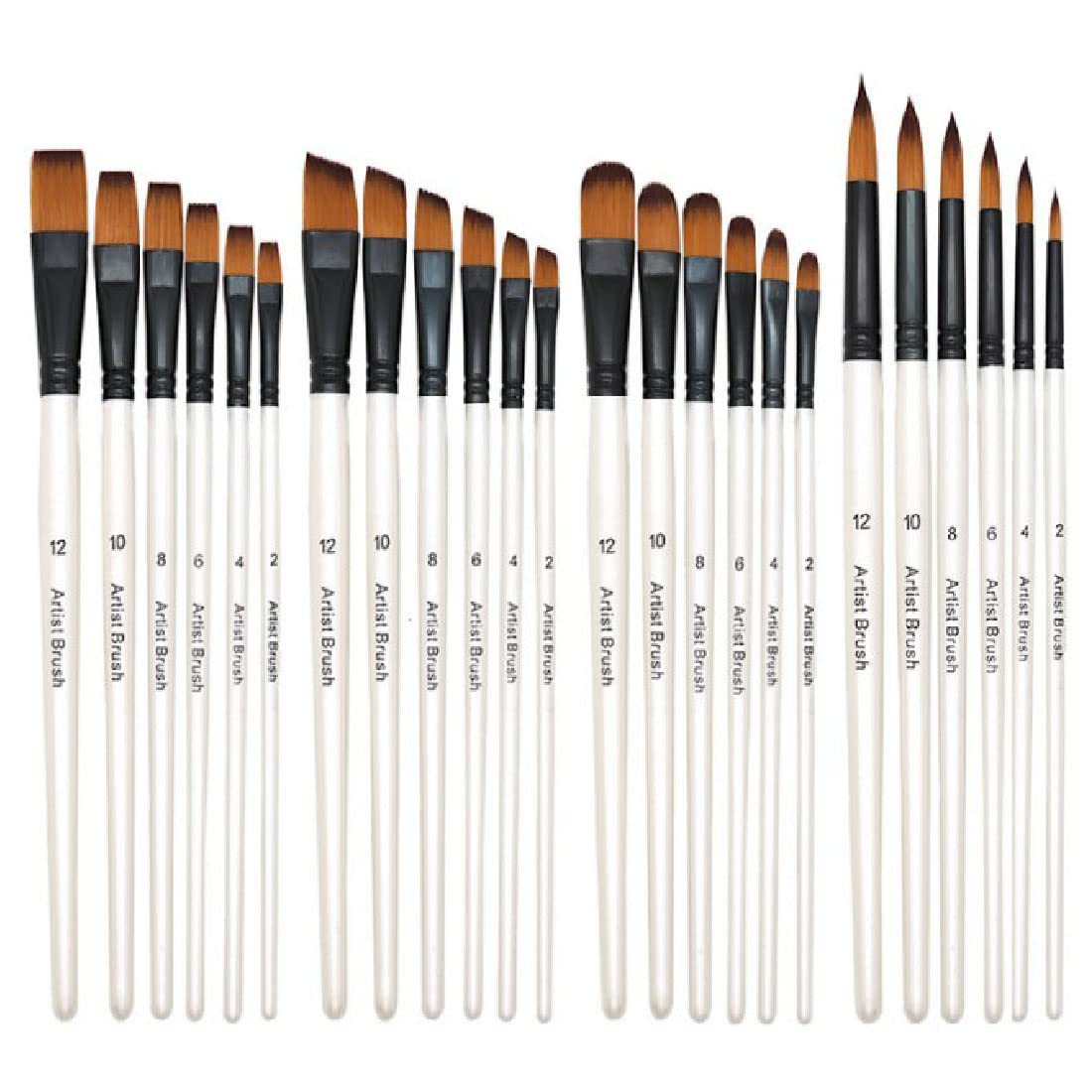 BOMEIJIA ชุดแปรงทาสีกลมมุมแบน  - Gouache Paint Set บทวิจารณ์และราคา