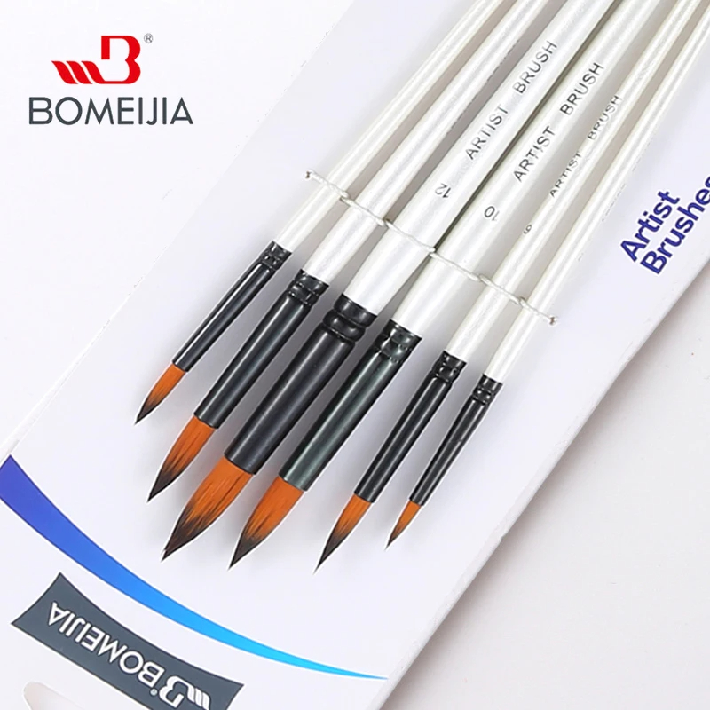 BOMEIJIA ชุดแปรงทาสีกลมมุมแบน  - Gouache Paint Set บทวิจารณ์และราคา