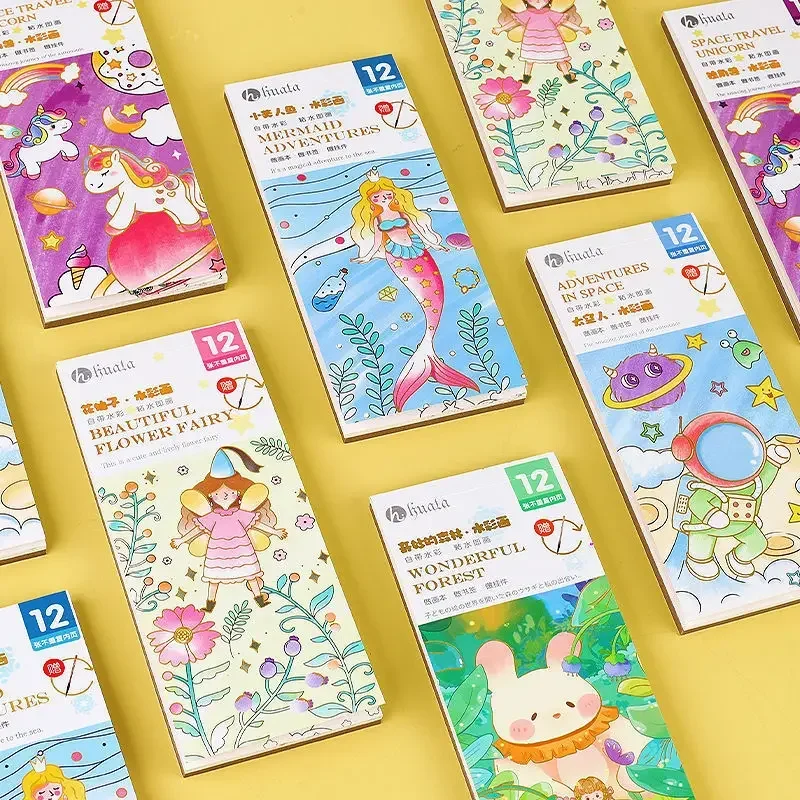 20 หน้าแบบพกพาสีน้ําภาพวาดหนัง - Gouache Paint Set บทวิจารณ์และราคา