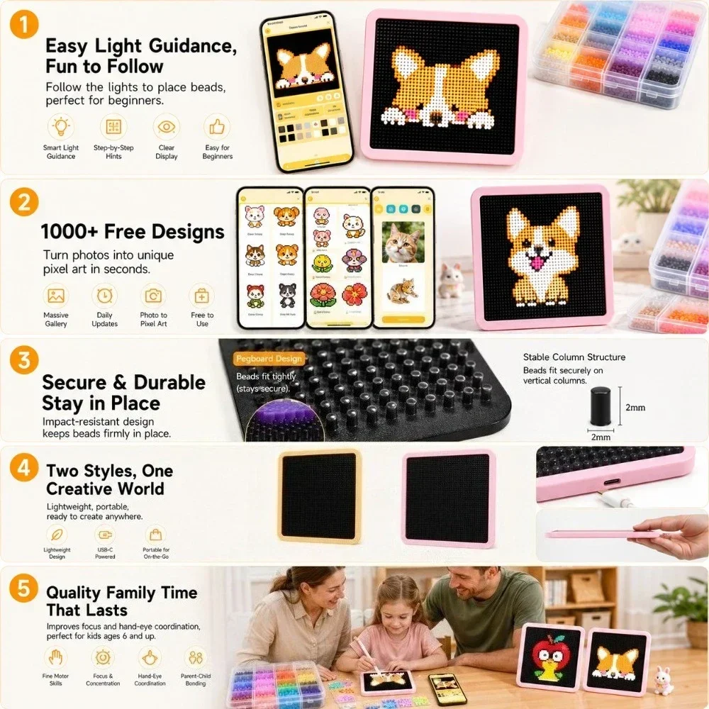 แผงไฟ LED Smart Fuse Bead Pegb - Light Art And Craft บทวิจารณ์และราคา