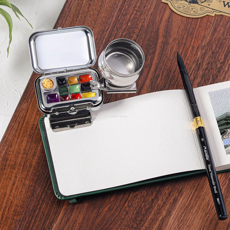 ชุดเครื่องมืองานศิลปะพาเลทสีน้ - Gouache Paint Set บทวิจารณ์และราคา
