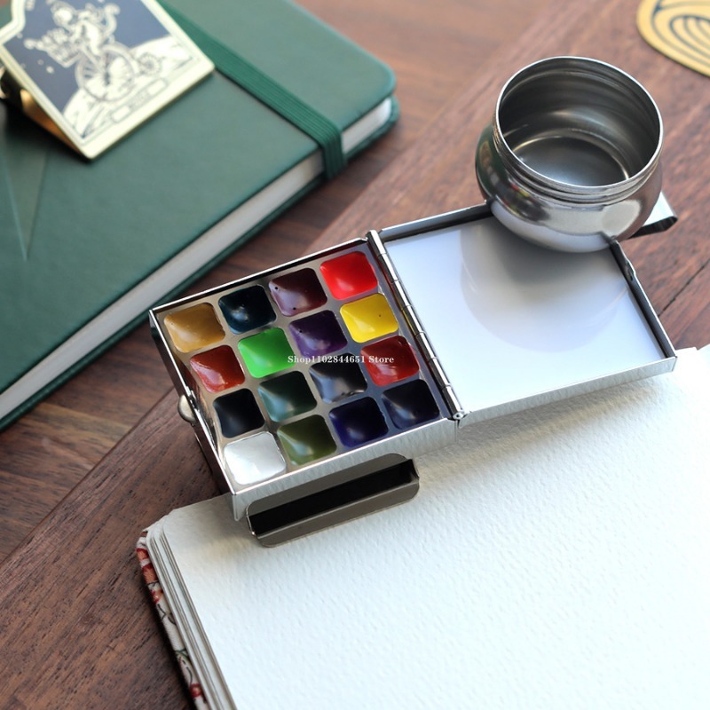 ชุดเครื่องมืองานศิลปะพาเลทสีน้ - Gouache Paint Set บทวิจารณ์และราคา