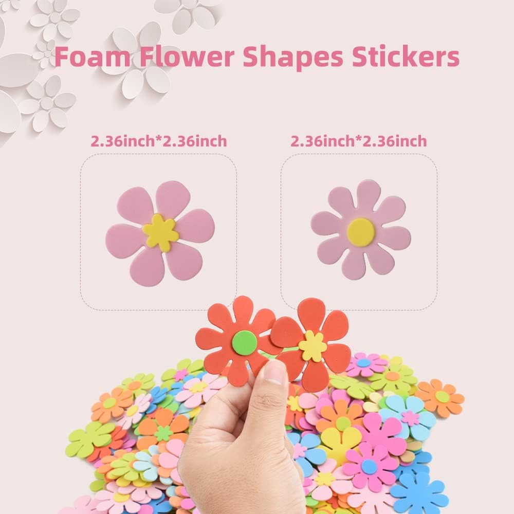 สติกเกอร์โฟมรูปดอกไม้ 3 มิติ แ - Art Craft Activities For Preschoolers บทวิจารณ์และราคา