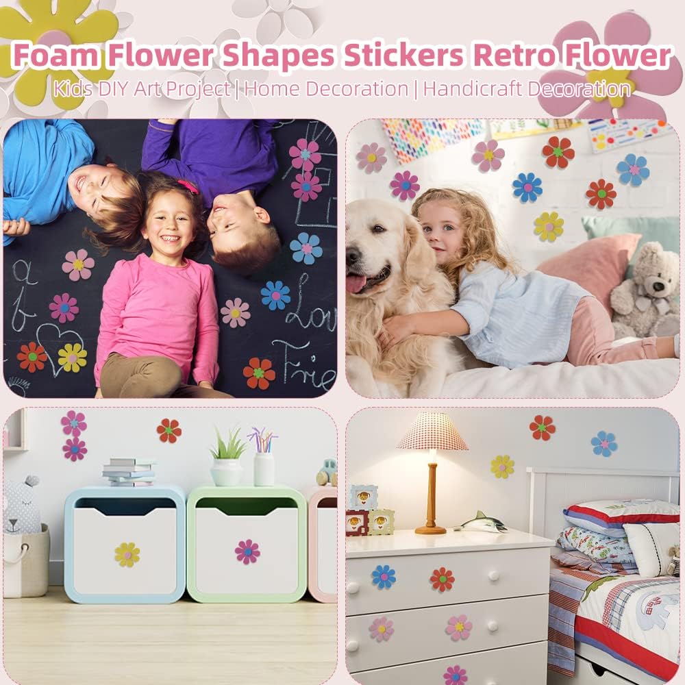 สติกเกอร์โฟมรูปดอกไม้ 3 มิติ แ - Art Craft Activities For Preschoolers บทวิจารณ์และราคา