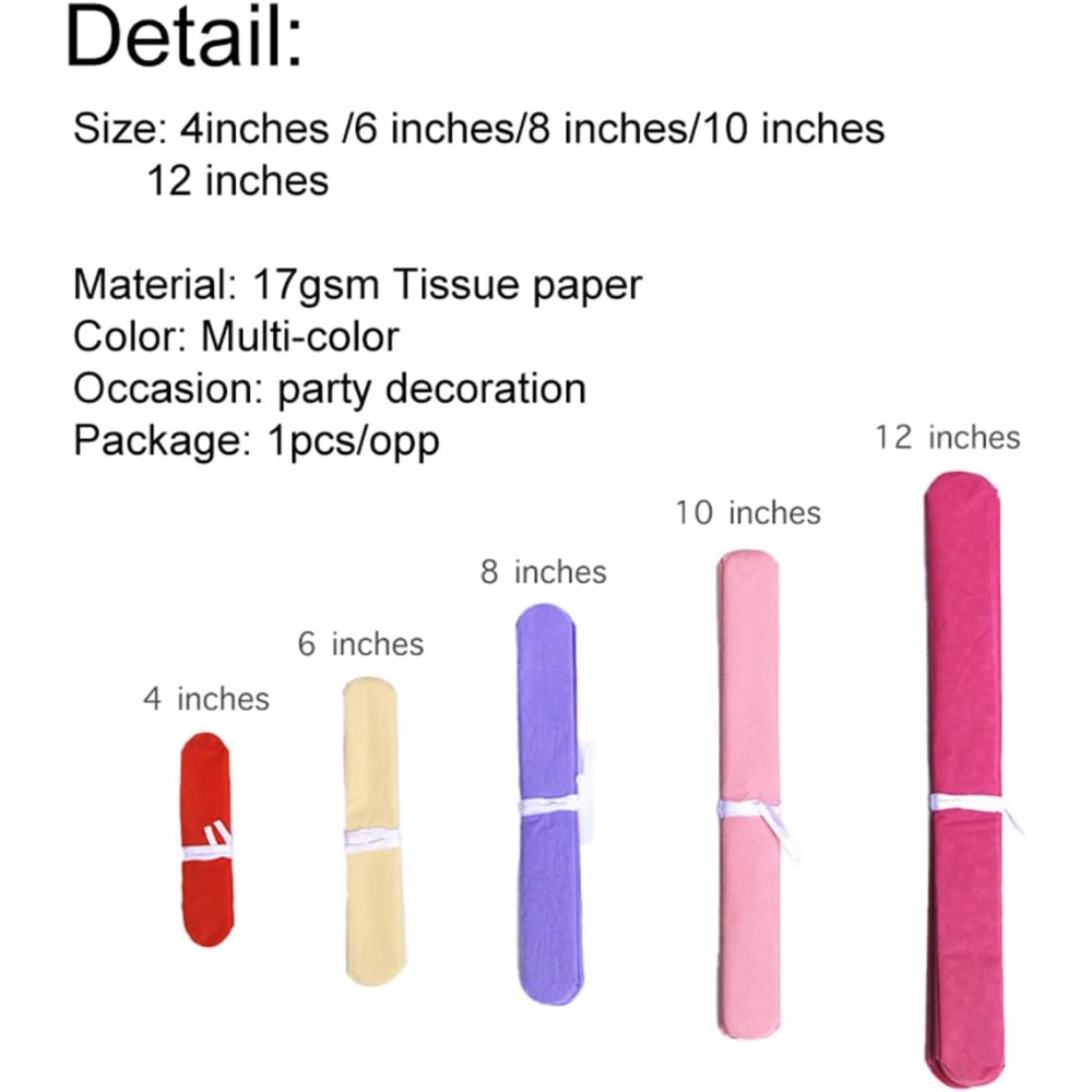 พู่กระดาษทิชชู 5 ชิ้น ขนาด 6 8 - Art Craft Items บทวิจารณ์และราคา