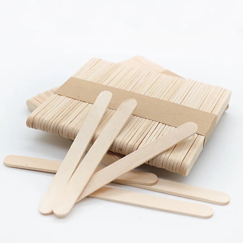 ใหม่50ชิ้นไอศกรีมแท่งไม้ธรรมชา - Eco Art Craft บทวิจารณ์และราคา