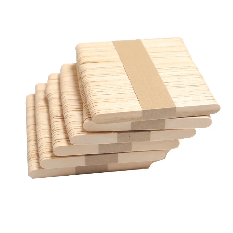 ใหม่50ชิ้นไอศกรีมแท่งไม้ธรรมชา - Eco Art Craft บทวิจารณ์และราคา