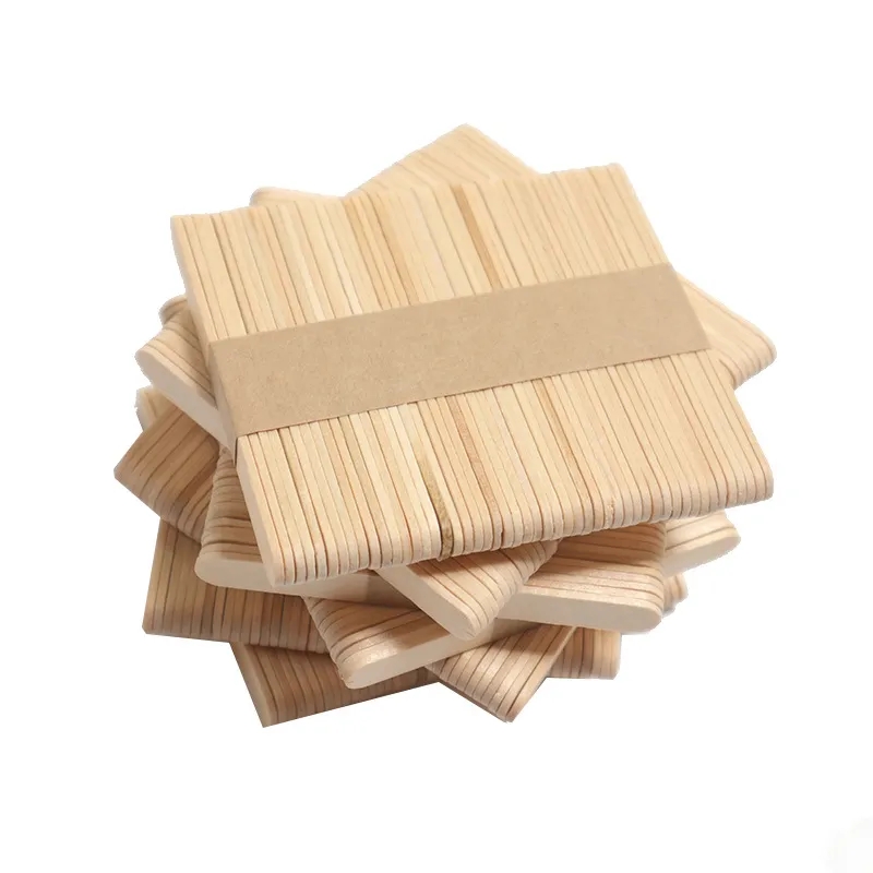 ใหม่50ชิ้นไอศกรีมแท่งไม้ธรรมชา - Eco Art Craft บทวิจารณ์และราคา