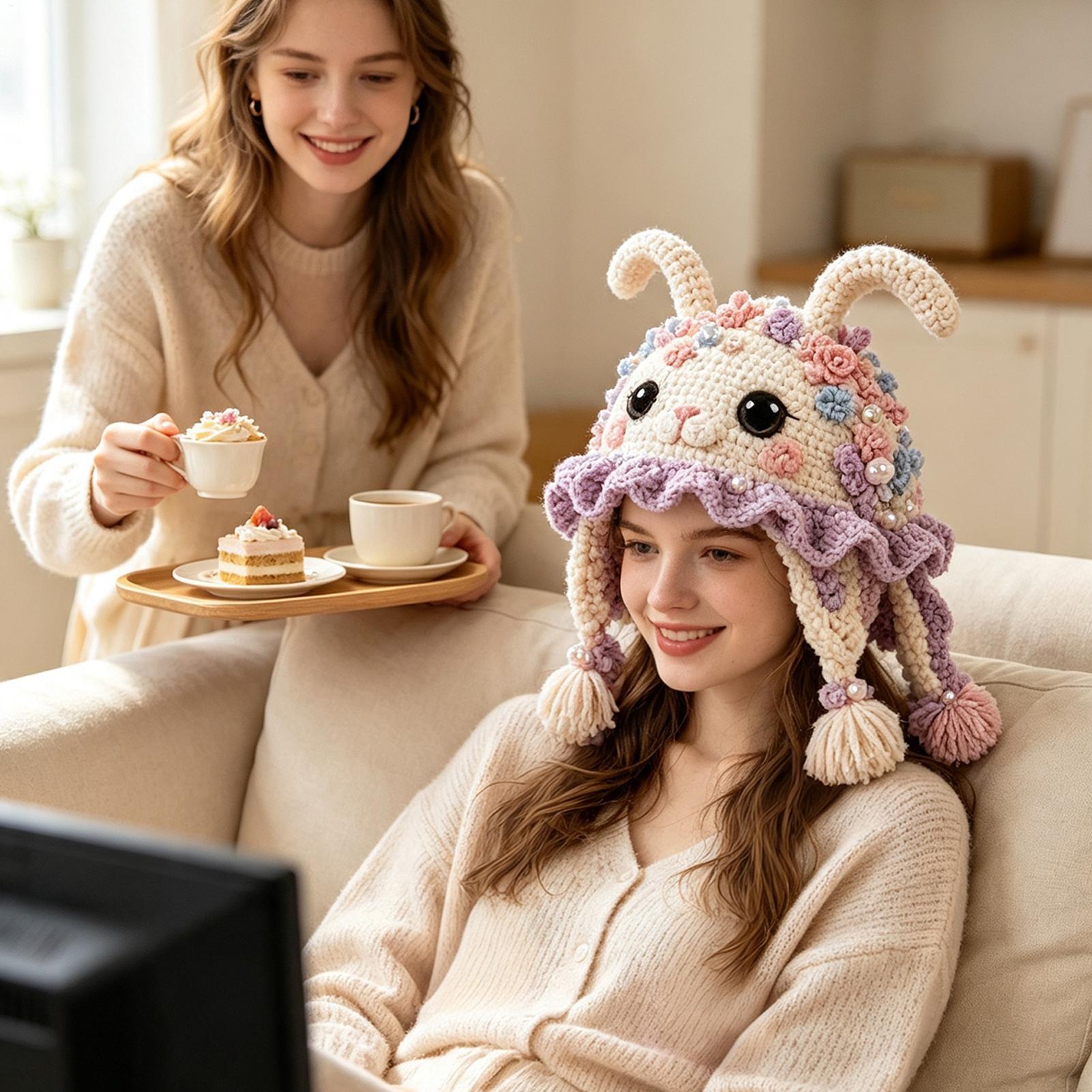 ชุดอุปกรณ์ถักหมวกโครเชต์ หมวกส - Art Craft Girl บทวิจารณ์และราคา
