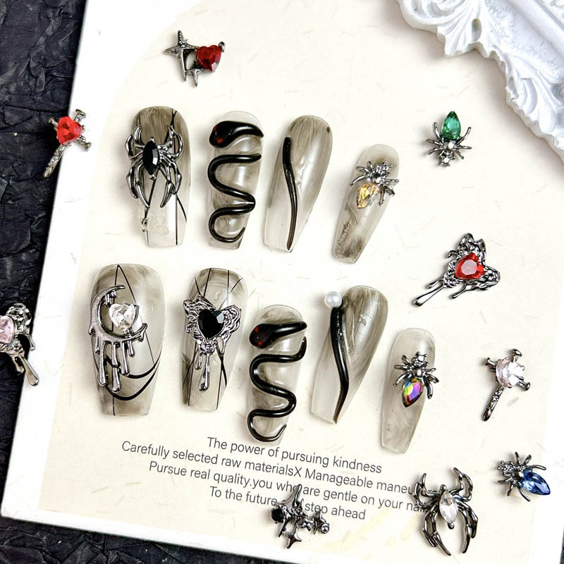 เครื่องประดับเล็บรูปหัวใจไม้กา - Light Art And Craft บทวิจารณ์และราคา