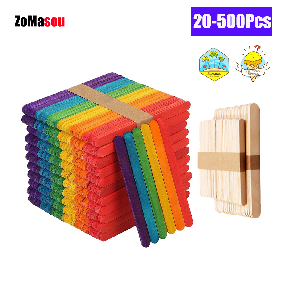 20/100/500 PCS Ice Cream Popsi - Eco Art Craft บทวิจารณ์และราคา