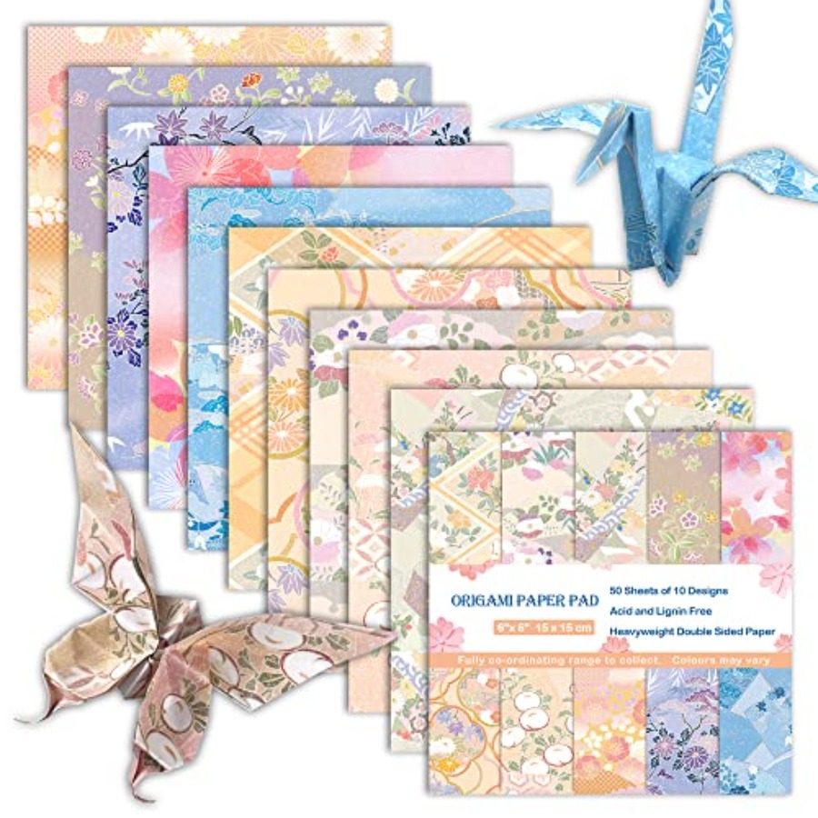 กระดาษพับโอริกามิ 6x6 นิ้ว แบบ - Art Craft Easy บทวิจารณ์และราคา