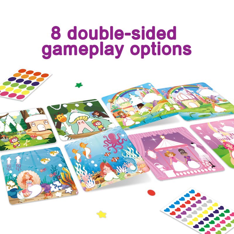 สติกเกอร์ลายจุดสำหรับเจ้าหญิงย - Art Craft Activities For Preschoolers บทวิจารณ์และราคา
